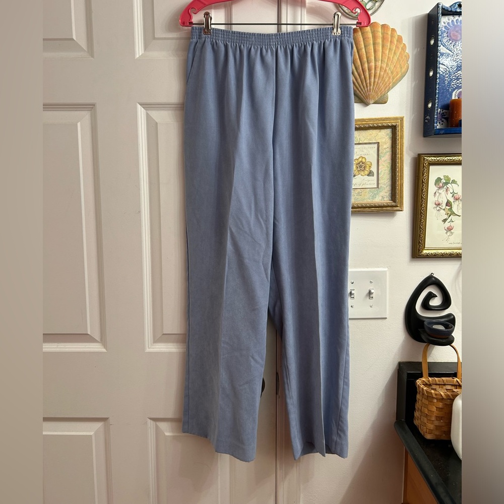 Vintage periwinkle Alfred Dunner pants